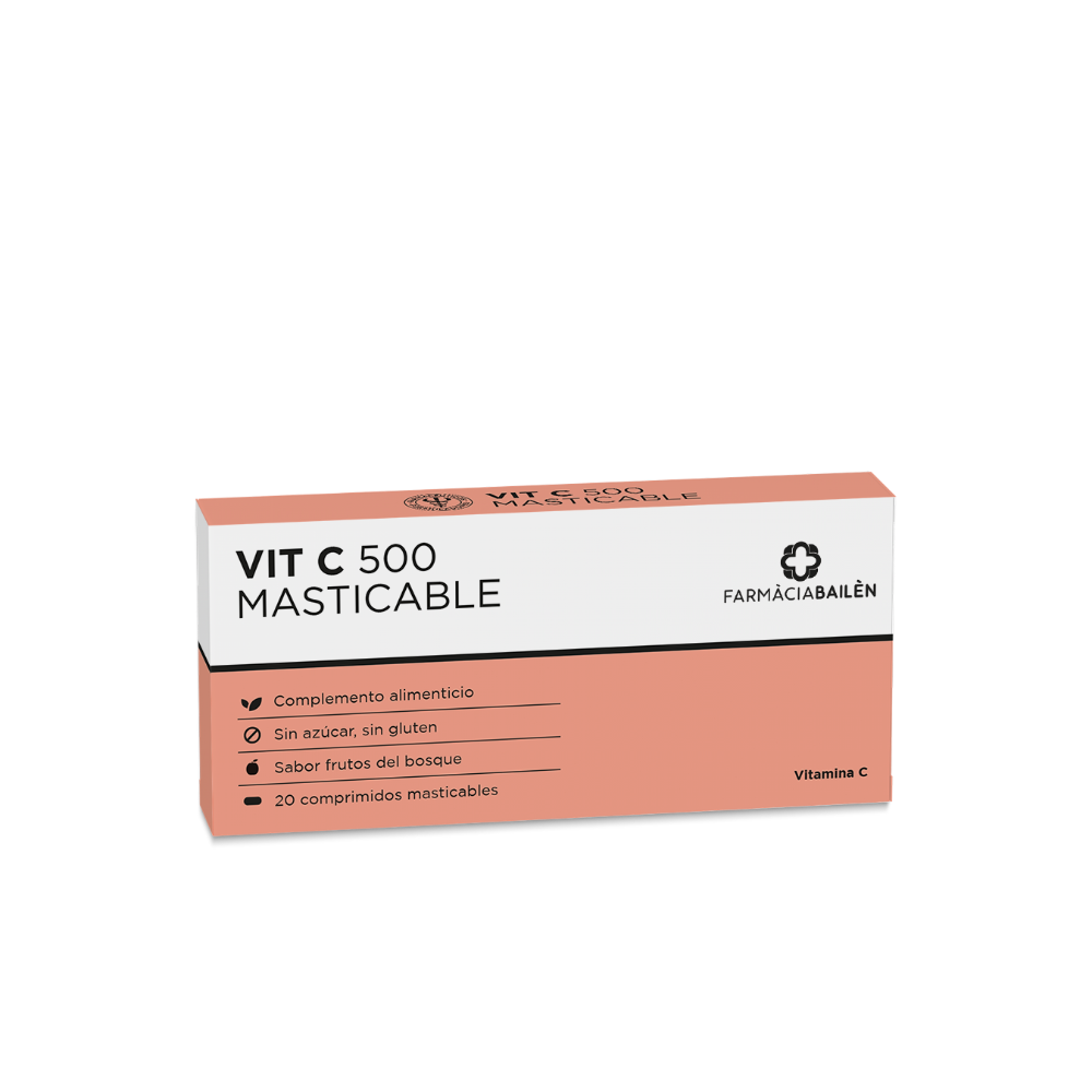 VIT C 500MG MASTICABLE